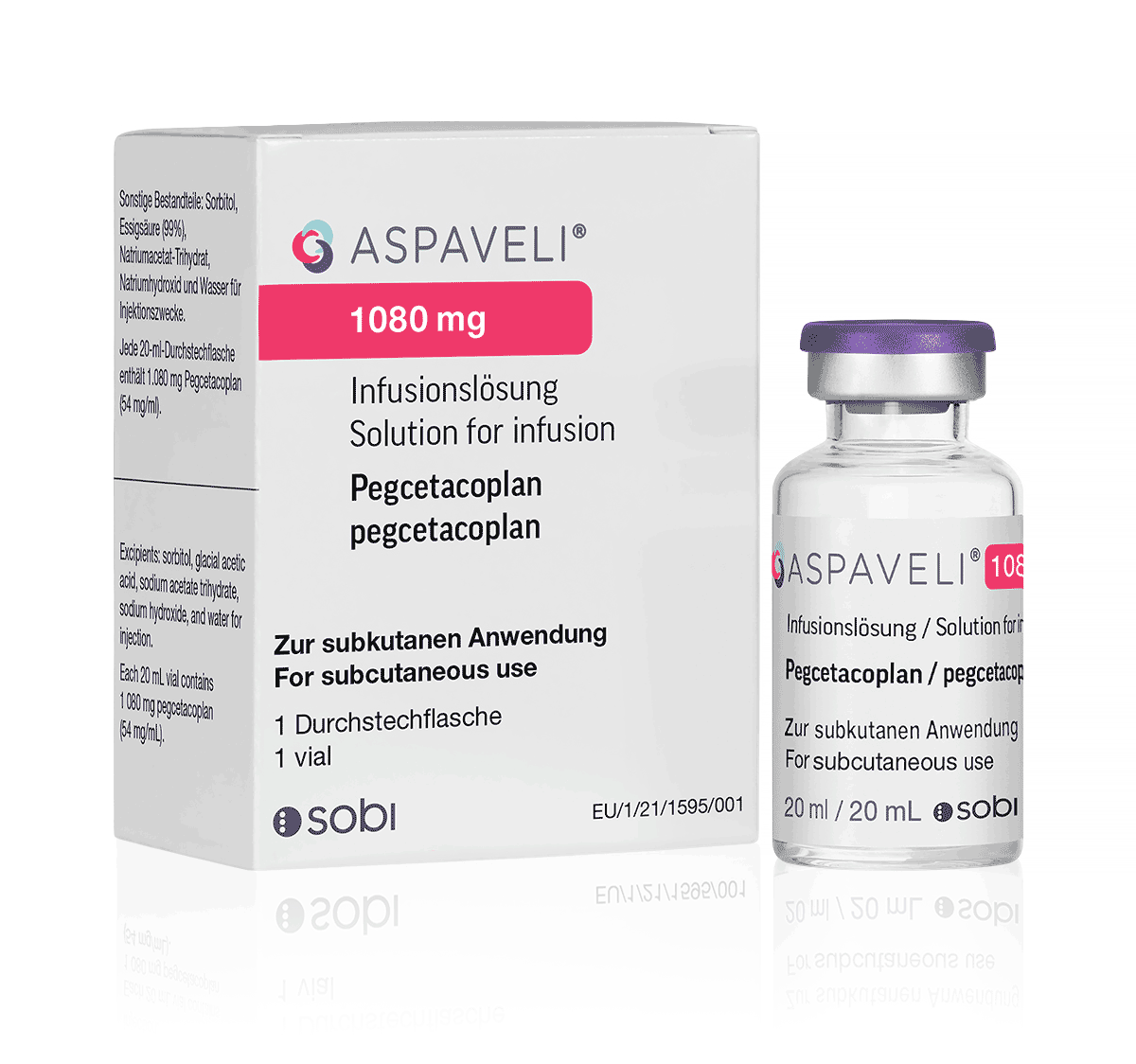 Aspaveli German pack and vial
