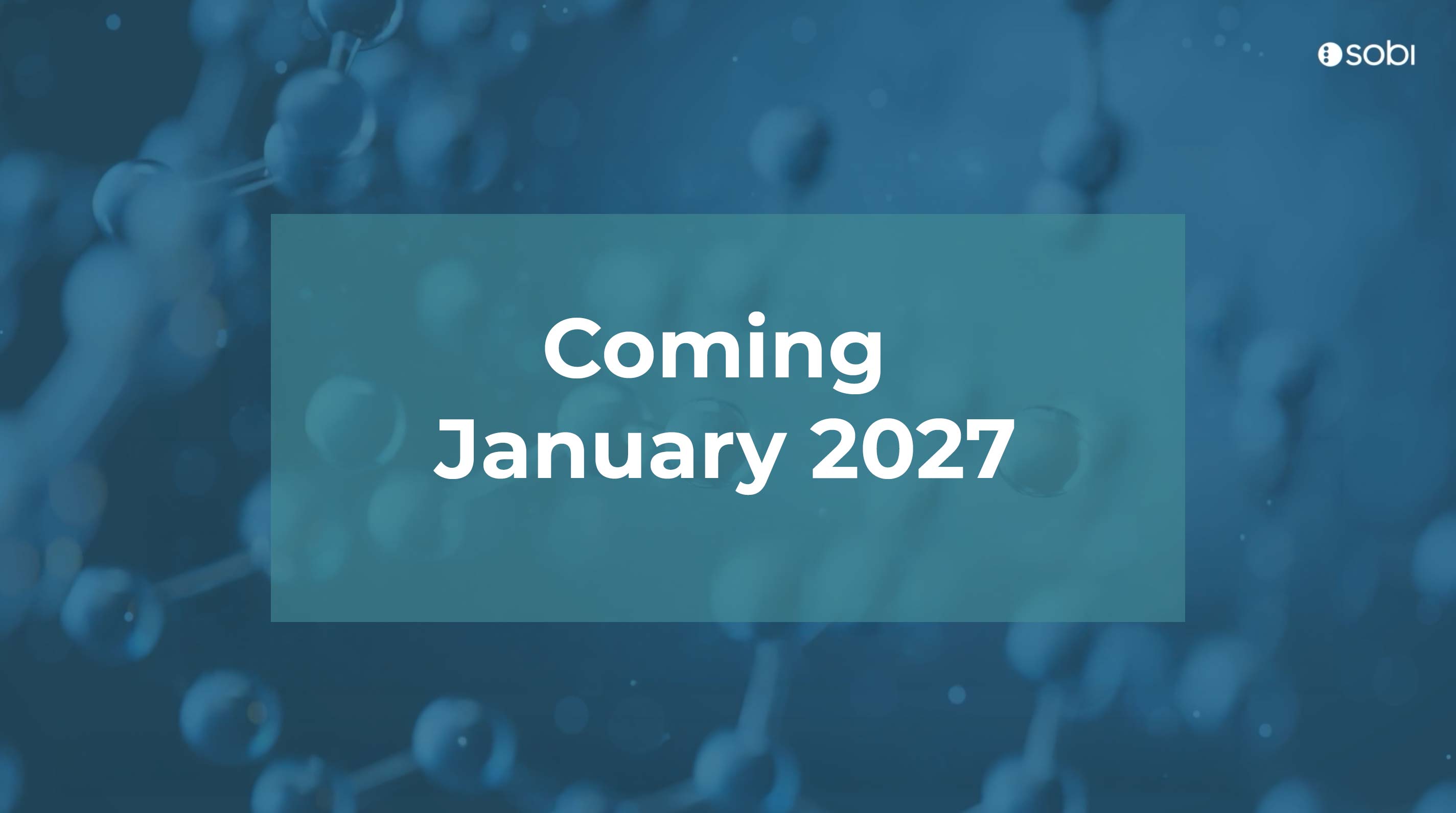 Coming January 2027