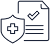 Health protection icon