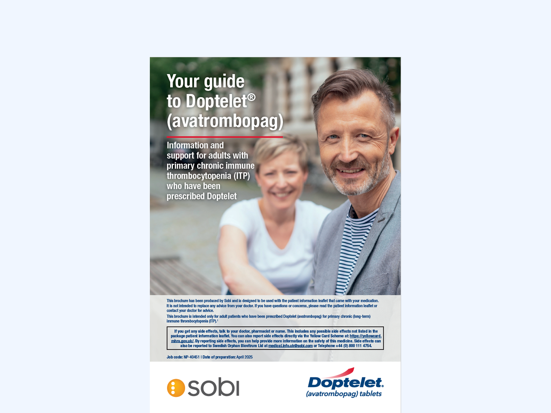 Image of patient guide cover page
