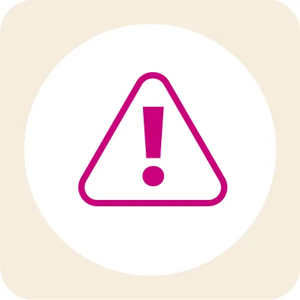 Special warnings and precautions icon