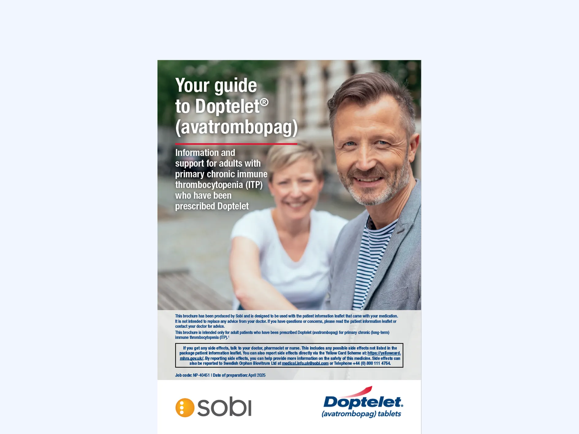 Image of patient guide cover page